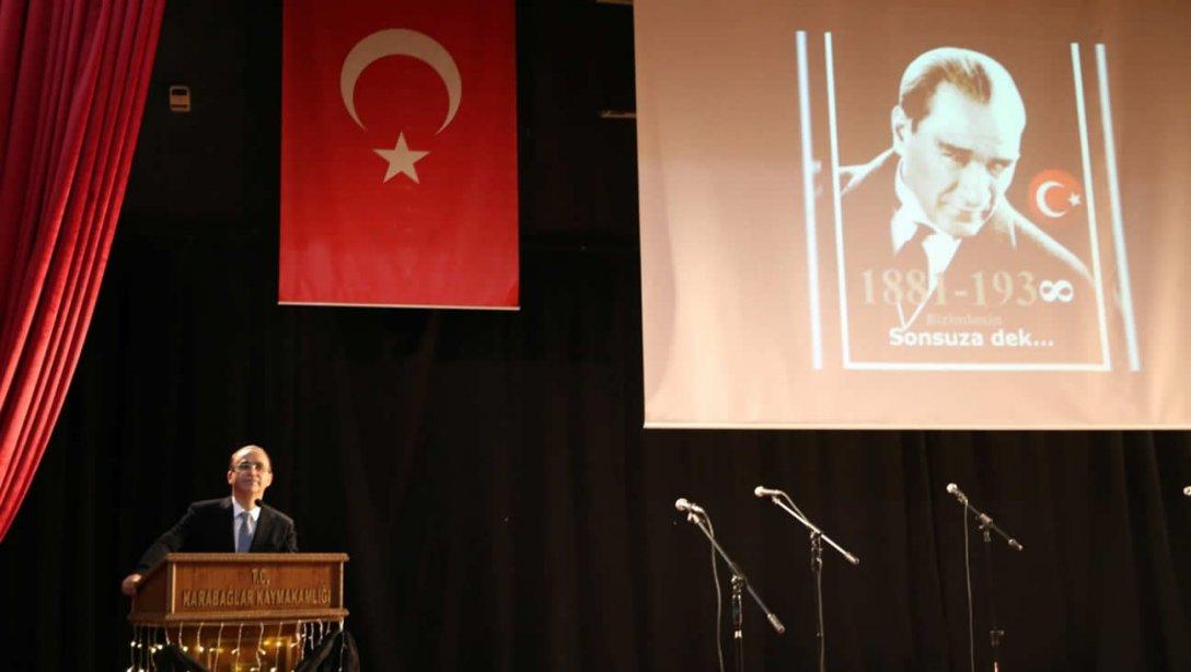 İzmir İl Milli Eğitim Müdürlüğü '10 Kasım Atatürk'ü Anma Programı' Düzenledi