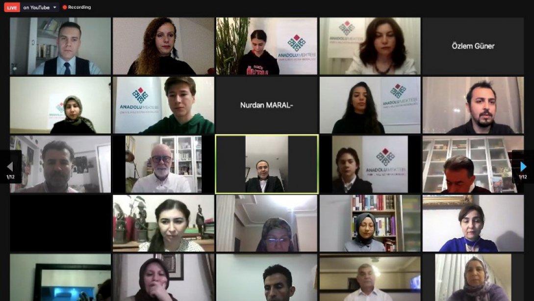 Anadolu Mektebi Yazar Okumaları Paneli'nin İlk Konuğu Ünlü Yazar Mustafa Kutlu Oldu