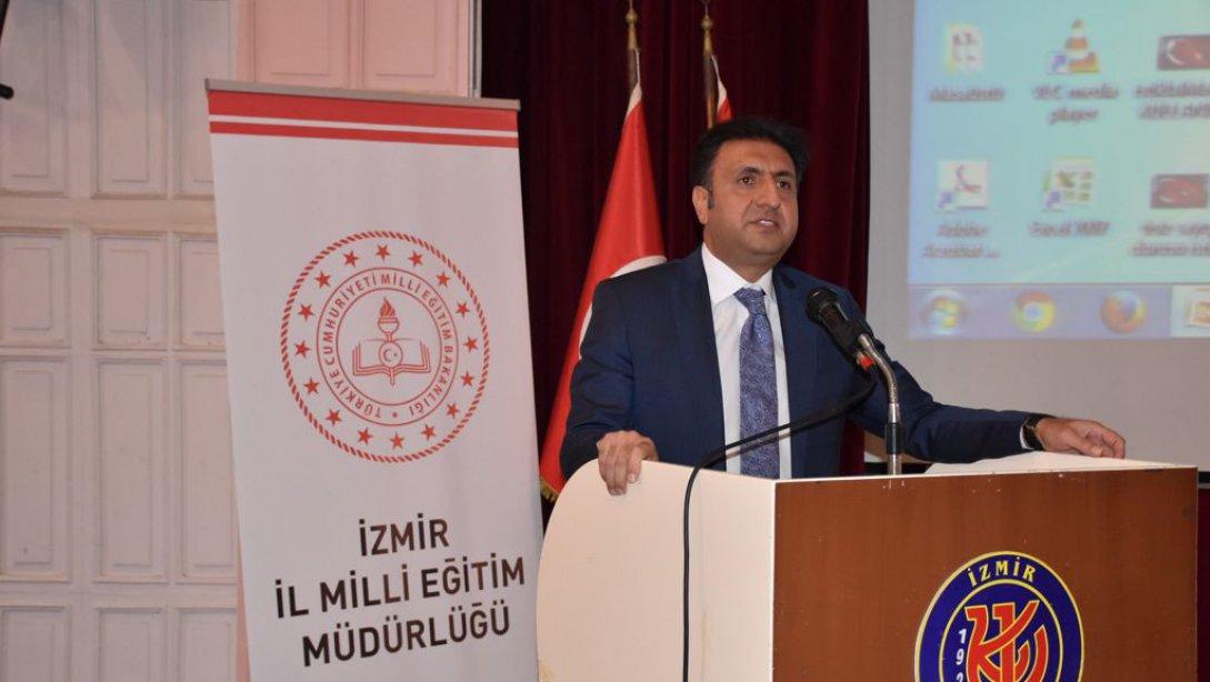 İzmir İl Milli Eğitim Müdürlüğünün Göreve Yeni Başlayan Eğitim Yöneticilerine Yönelik Seminer Çalışmaları Devam Ediyor
