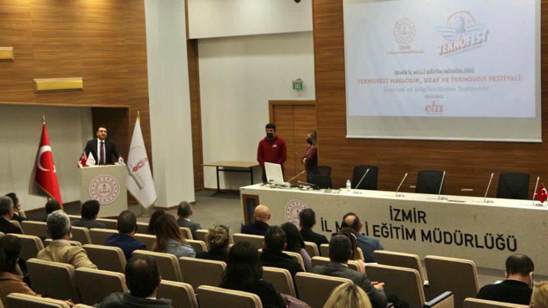 İzmir İl Milli Eğitim Müdürlüğü TEKNOFEST Bilgilendirme Toplantısını Gerçekleştirdi