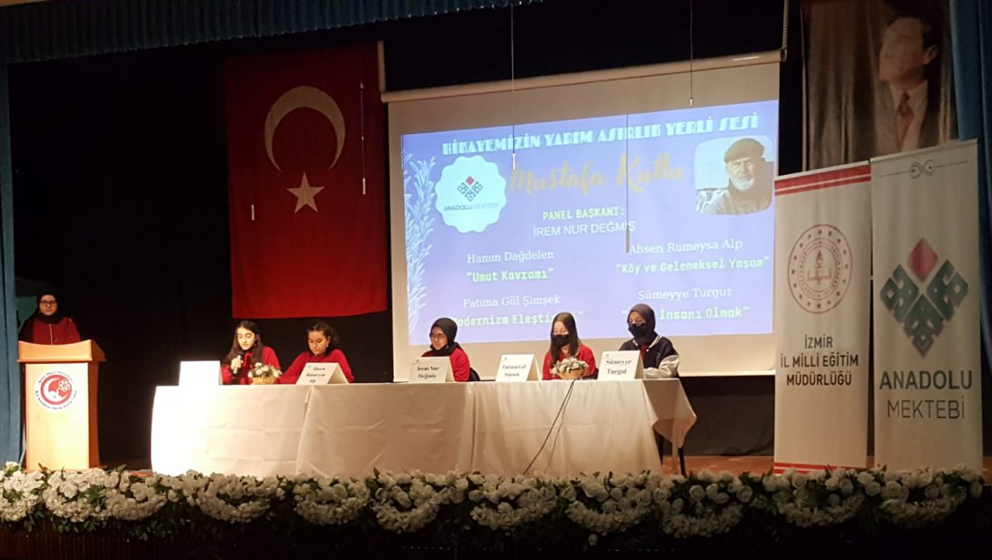 'Anadolu Mektebi Yazar Okumaları' kapsamında 'Mustafa Kutlu Okul Paneli' Gerçekleştirildi