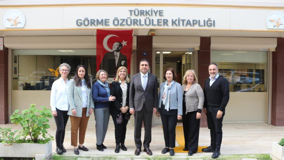 İzmir İl Milli Eğitim Müdürü Dr. Murat Mücahit Yentür Türkiye Görme Özürlüler Kitaplığını (TÜRGÖK) Ziyaret Etti