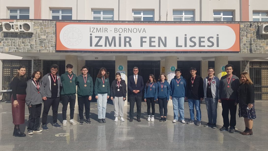 TÜBİTAK Bilim Olimpiyatlarında İzmir'e 12 Madalya