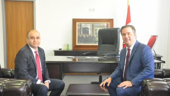 Buca Belediye Başkanı Sayın Levent Piriştina, Milli Eğitim Müdürümüz Sayın Ömer Yahşiye Nezaket Ziyaretinde Bulundu