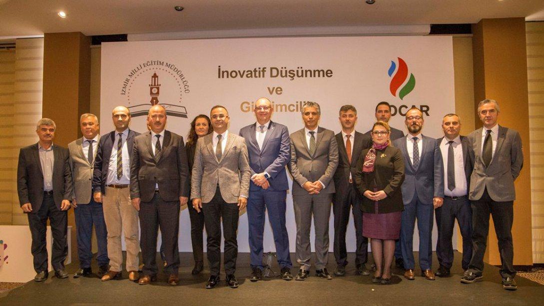 İzmir İl Milli Eğitim Müdürlüğü İle SOCAR Arasında Türkiyede İlk Kez Uygulanacak Olan İnovatif Düşünme ve Girişimcilik Projesi Protokolü İmzalandı