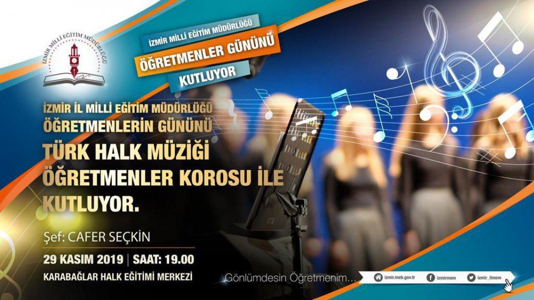 İzmirli Öğretmenlerden Türk Halk Müziği Korosu