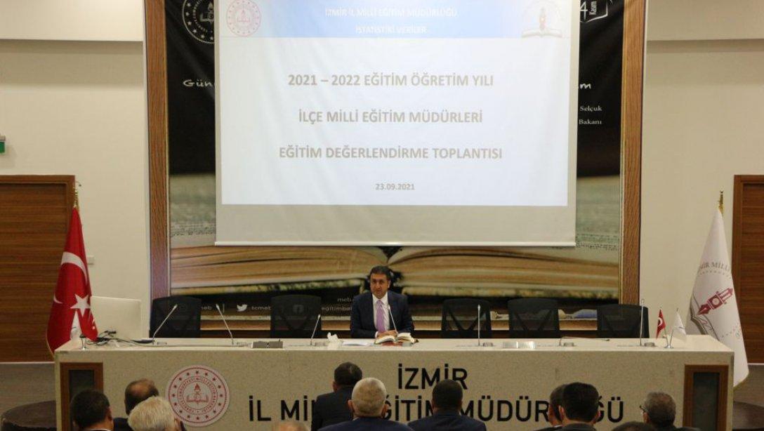  İl Milli Eğitim Müdürümüz Dr.Murat Mücahit Yentür Başkanlığında İlçe Milli Eğitim Müdürlerimiz ile Eğitim Değerlendirme Toplantısı Yapıldı