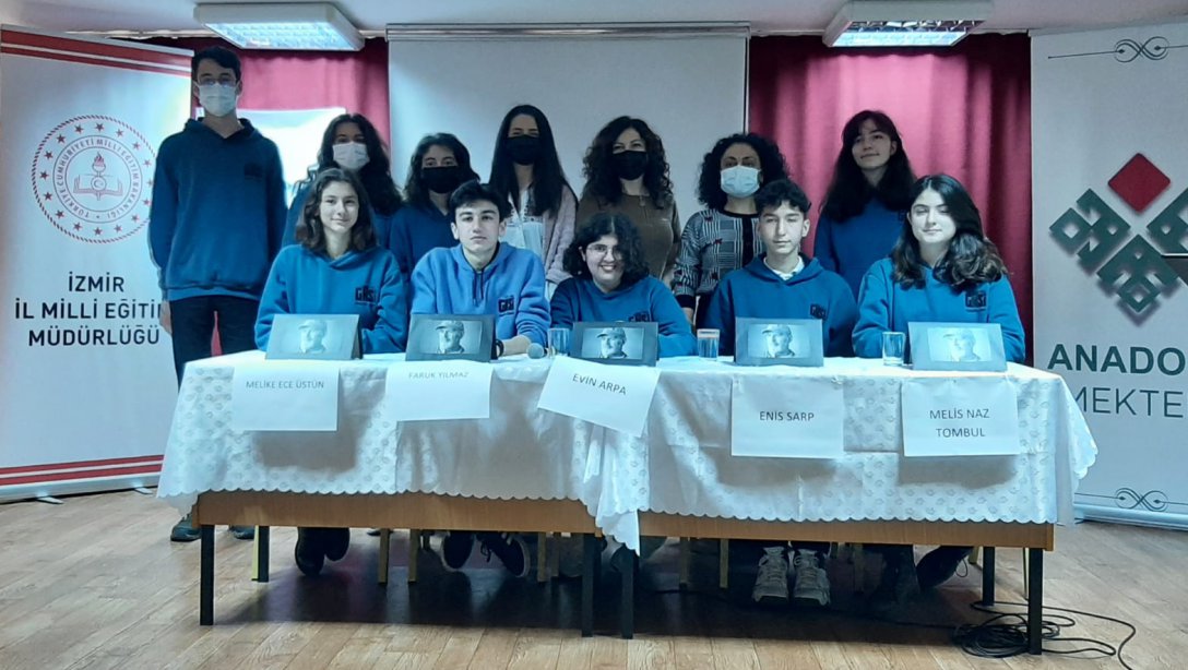 Gaziemir Nevvar Salih İşgören Anadolu Lisesinin, 'Mustafa Kutlu İzmir Okul Paneli' Gerçekleştirildi