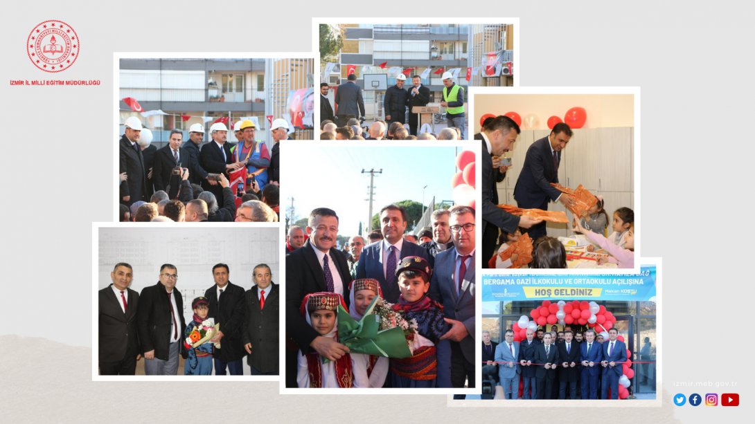 İzmir'de Eğitim Yatırımları Hız Kesmeden Devam Ediyor 