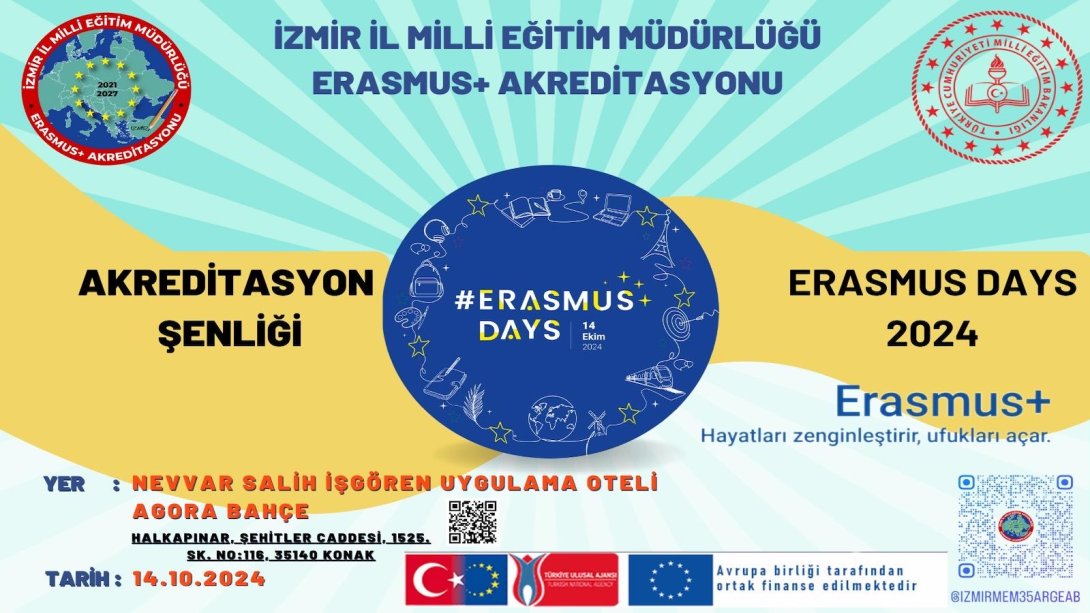 İzmir İl Milli Eğitim Müdürlüğü'nden Erasmus Days Etkinliği: Geleceğin Eğitimine Yön Veren Atölyeler ve Teknoloji Şöleni!